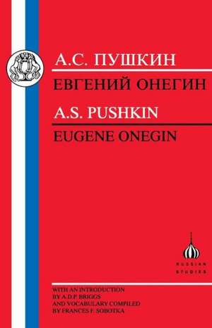 Pushkin: Eugene Onegin de F. Sobotka