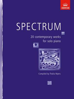 Spectrum: 20 contemporary works for solo piano de Thalia Myers