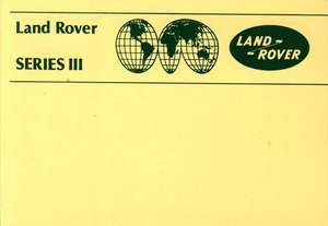 Land Rover Series III de Brooklands Books Ltd