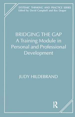 Bridging the Gap: A Training Module in Personal and Professional Development de Judy Hildebrand