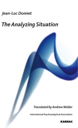 The Analyzing Situation de Jean-Luc Donnet