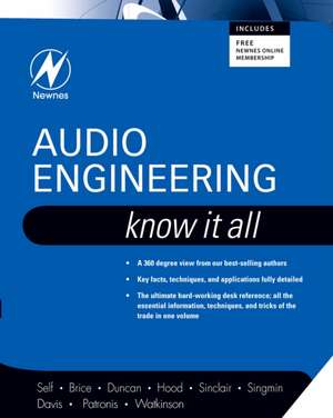 Audio Engineering: Know It All de Douglas Self