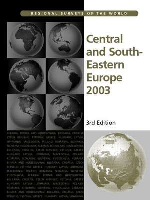 Central and South-Eastern Europe 2003 de Europa Publications