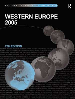 Western Europe 2005 de Europa Publications