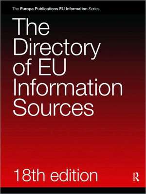 The Directory of EU Information Sources de Europa Publications