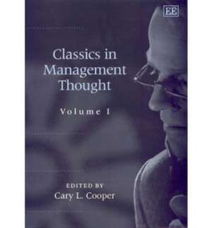 Classics in Management Thought de Cary Cooper