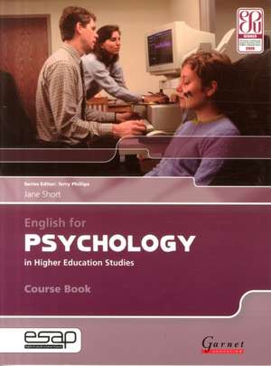 English for Psychology Course Book + CDs de Jane Short