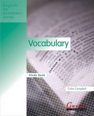 EAS Vocabulary Study Book de Colin Campbell