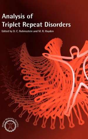 Analysis of Triplet Repeat Disorders de Michael Hayden