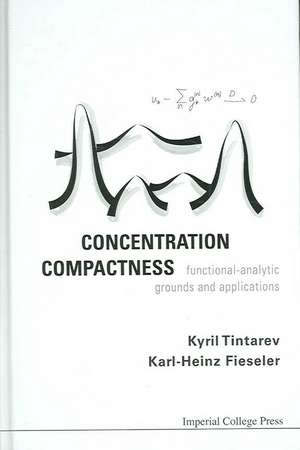 Concentration Compactness: Functional-Analytic Grounds and Applications de Kyril Tintarev