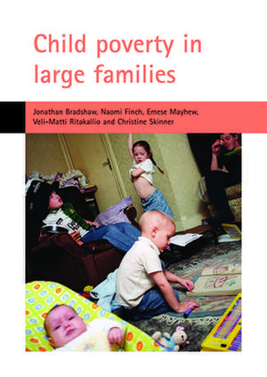 Child poverty in large families de Jonathan Bradshaw