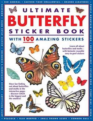 Ultimate Butterfly Sticker Book de Armadillo Books