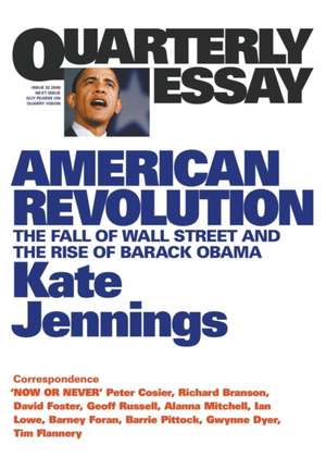 American Revolution de Kate Jennings