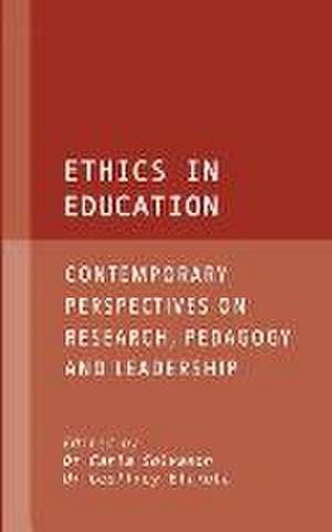 Ethics in Education de Carla Solvason