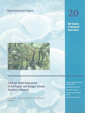 A Marine Rapid Assessment of the Togean and Banggai Islands, Sulawesi, Indonesia: RAP 20 de Sheila A. McKenna