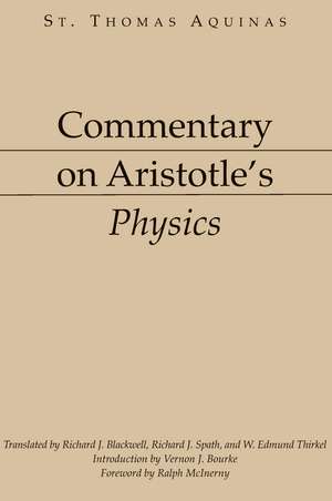 Commentary on Aristotle's Physics de Thomas Aquinas