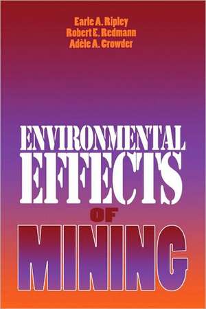 Environmental Effects of Mining de Earle A. Ripley