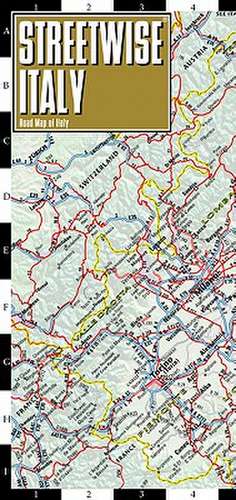 Streetwise Italy Map - Laminated Country Road Map of Italy: Folding Pocket Size Travel Map de Streetwise Maps