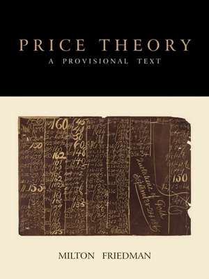 Price Theory de Milton Friedman