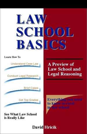 Law School Basics de David Hricik