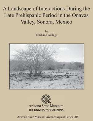 A Landscape of Interactions During the Late Prehispanic Period in the Onavas Valley, Sonora, Mexico de Emiliano Gallaga