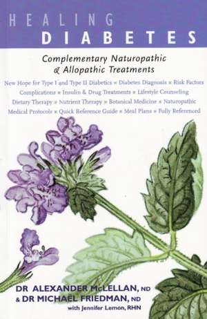 Healing Diabetes: Complementary Naturopathic & Allopathic Treatments de Michael Friedman