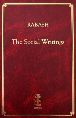 Rabash de Rabbi Baruch (The Rabash) Ashlag