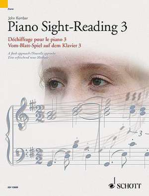 Piano Sight-Reading 3/Dechiffrage Pour Le Piano 3/Vom-Blatt-Spiel Auf Dem Klavier 3 de John Kember