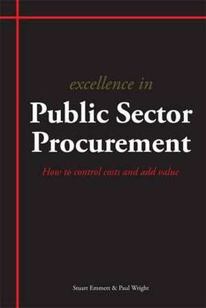 Excellence in Public Sector Procurement de Paul Wright