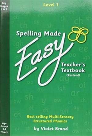 Spelling Made Easy Revised A4 Text Book Level 1 de VIOLET BRAND