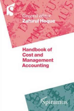 Handbook of Cost and Management Accounting de Zahirul Hoque