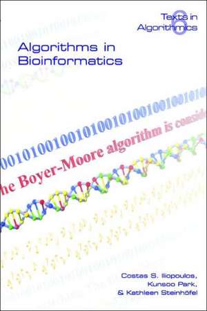 Algorithms in Bioinformatics de C. S. Iliopoulos