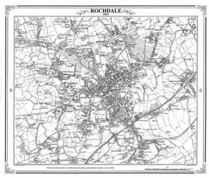 Rochdale 1844 Map de Peter J. Adams