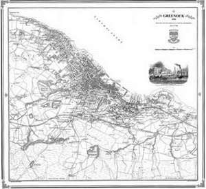 Greenock 1856 Map de Peter J. Adams