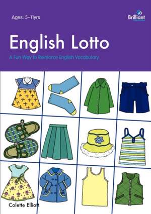 English Lotto. a Fun Way to Reinforce English Vocabulary de Colette Elliott