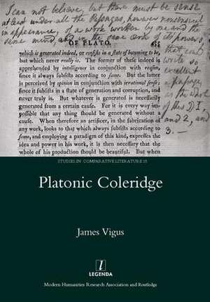 Platonic Coleridge de James Vigus