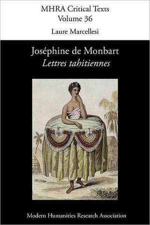 Lettres Tahitiennes de Josephine De Monbart