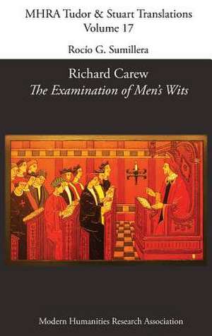 Richard Carew, 'The Examination of Men's Wits' de Rocio G. Sumillera