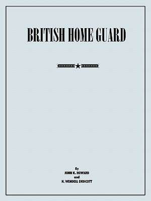 British Home Guard de John K. Howard