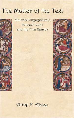 The Matter of the Text: Material Engagements Between Luke and the Five Senses de Anne F. Elvey