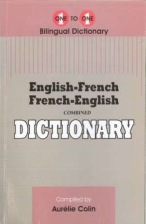 English-French & French-English One-to-One Dictionary de A. Colin