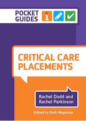 Critical Care Placements de Rachel (Queen Margaret University) Parkinson