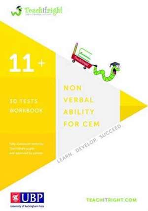 Non Verbal Ability for 11 +: 2D Tests Workbook de Teachitright