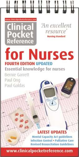 Clinical Pocket Reference for Nurses de Bernie Garrett