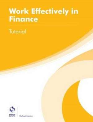 Work Effectively in Finance Tutorial de Michael Fardon