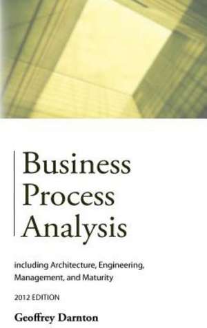 Business Process Analysis de Geoffrey Darnton