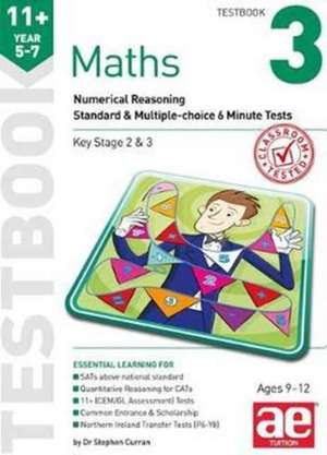 11+ Maths Year 5-7 Testbook 3 de STEPHEN C. CURRAN