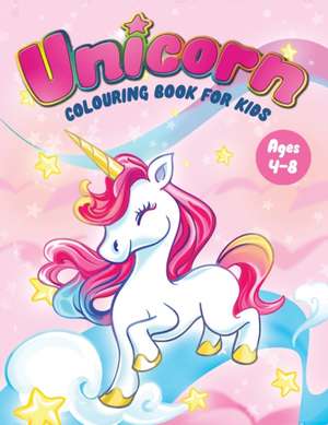 Unicorn Colouring Book for Kids Ages 4-8 de Feel Happy Books