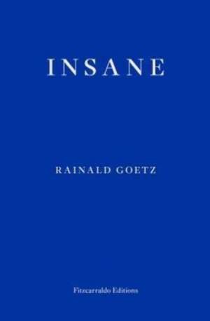 Insane de Rainald Goetz