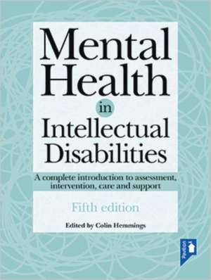 Mental Health in Intellectual Disabilities de Colin Hemmings